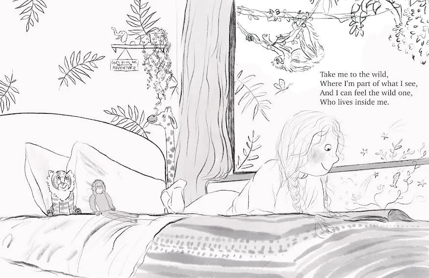 Last spread - rough sketch