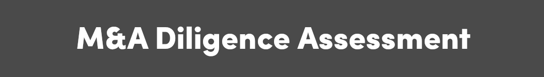 M&A Diligence Assessment