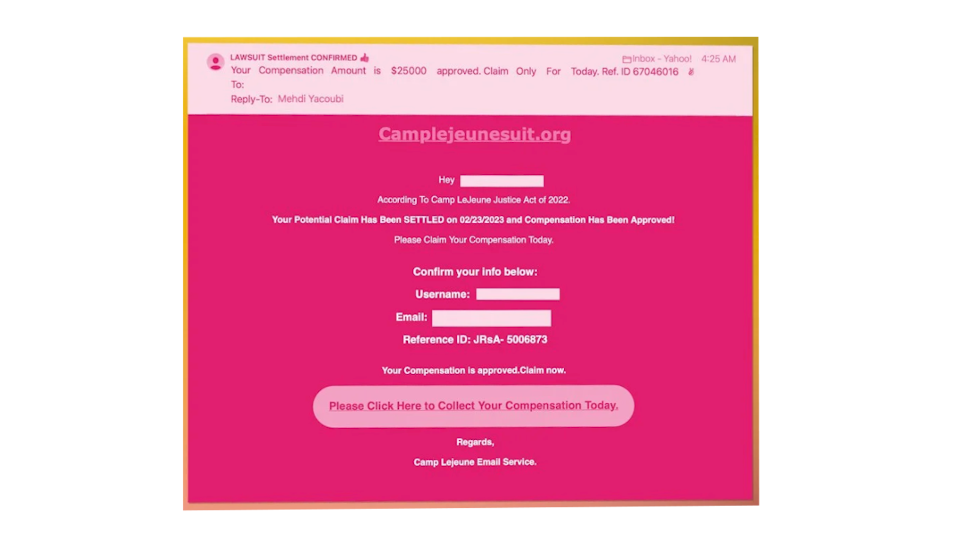 Two-faced spam emails try to trick you twice