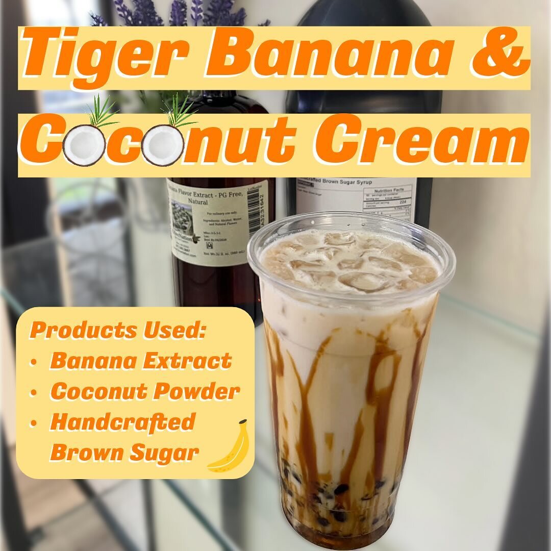Want to elevate your tiger milk tea? Check out our latest blog post for our latest take! 🥥 🍌 🐯