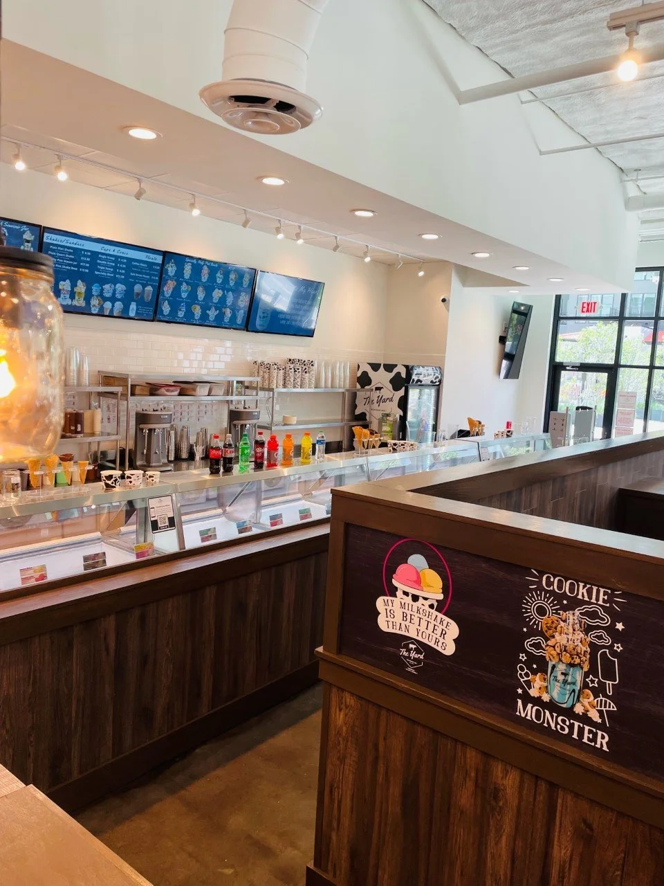 luxury mixed use build out ice cream shop restaurant build out