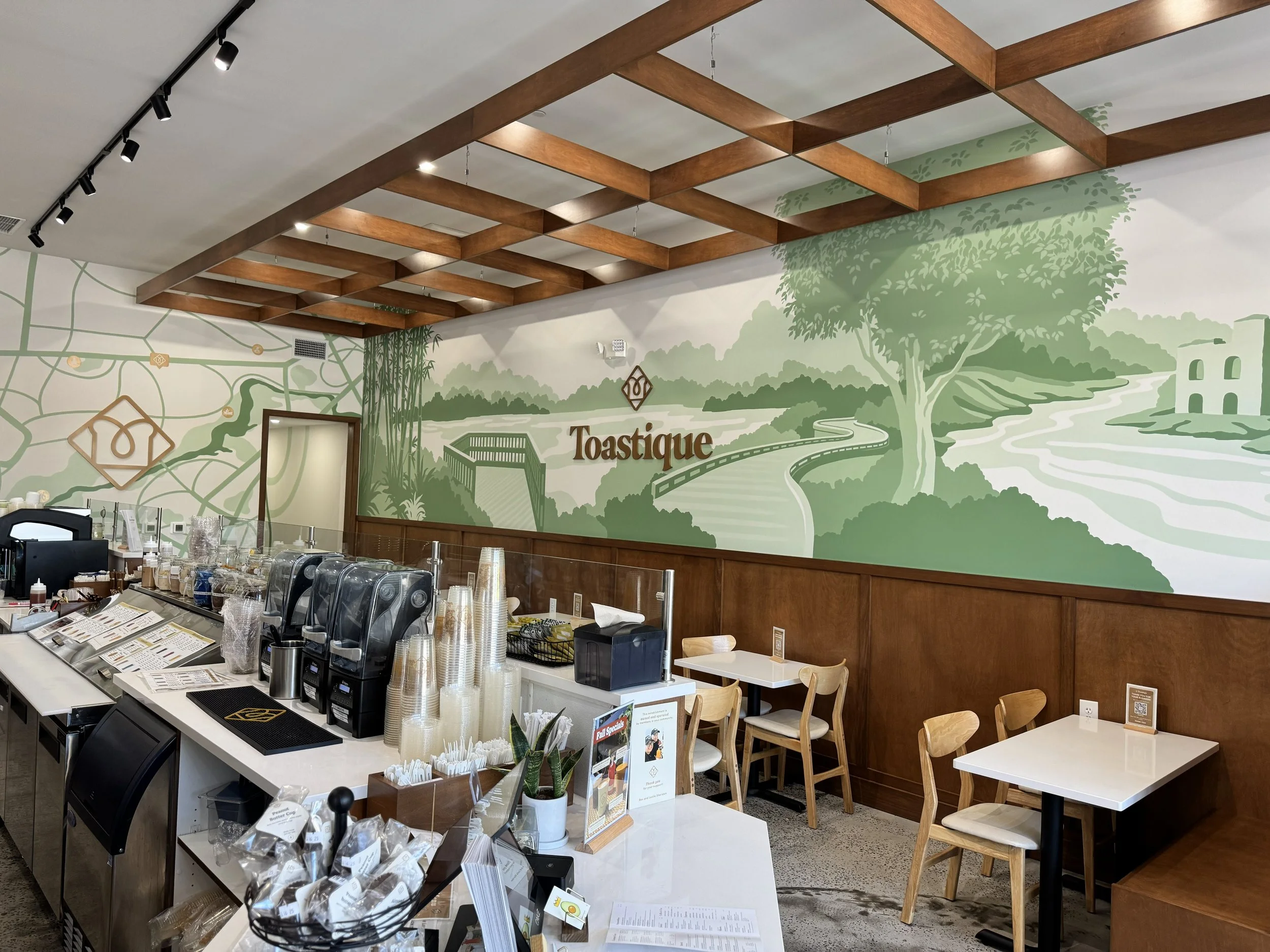 Toastique Franchise Ceiling Trellis