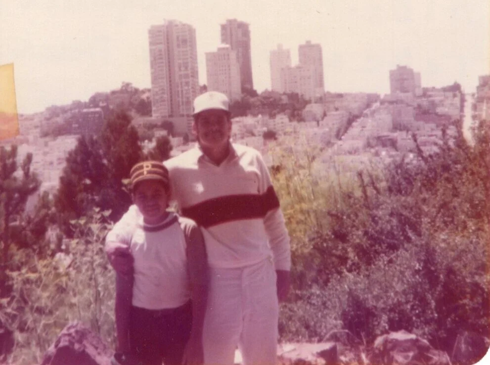 Me and Dad in San Francisco, 1982