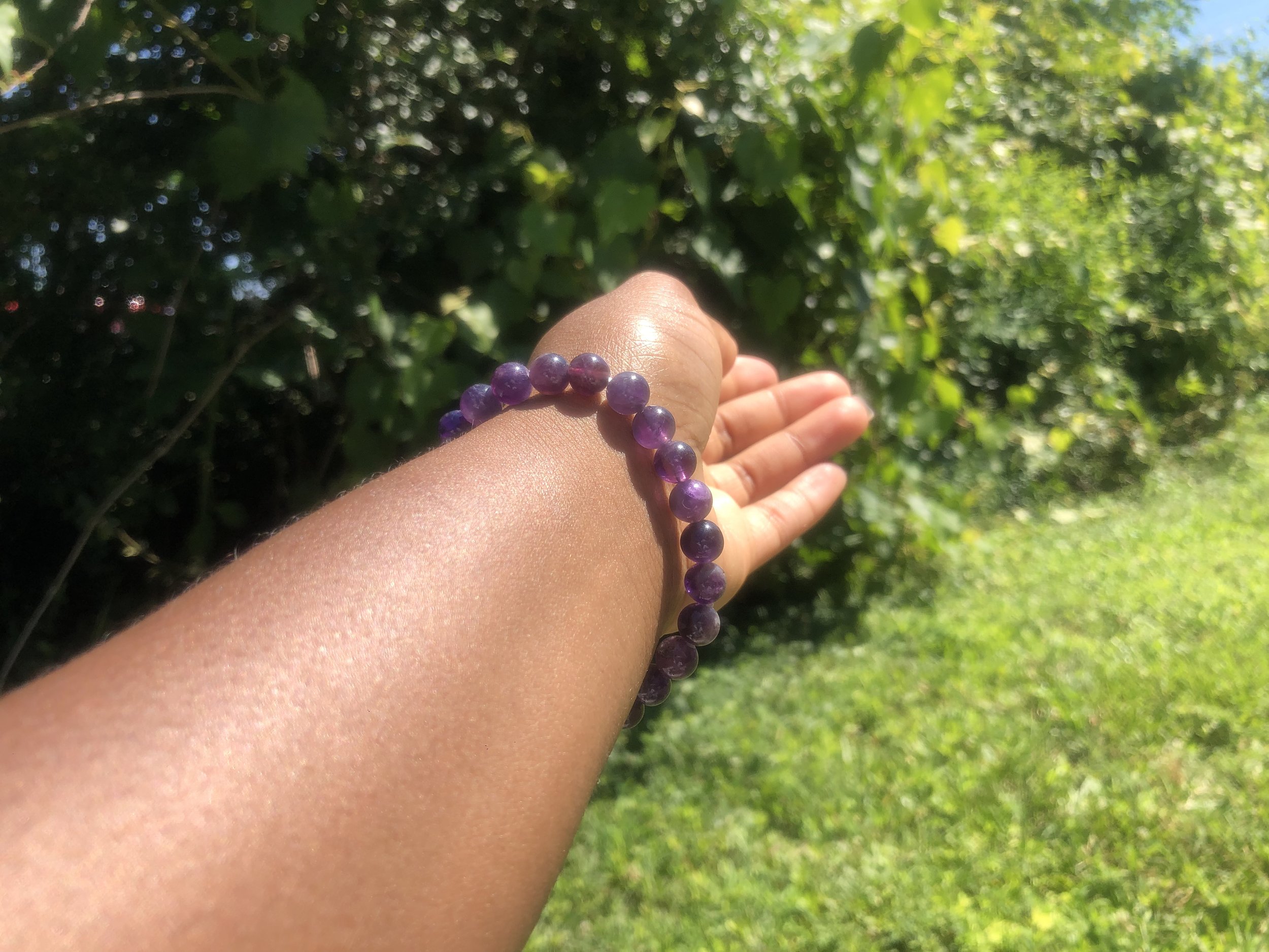 Amethyst 8mm Bracelet
