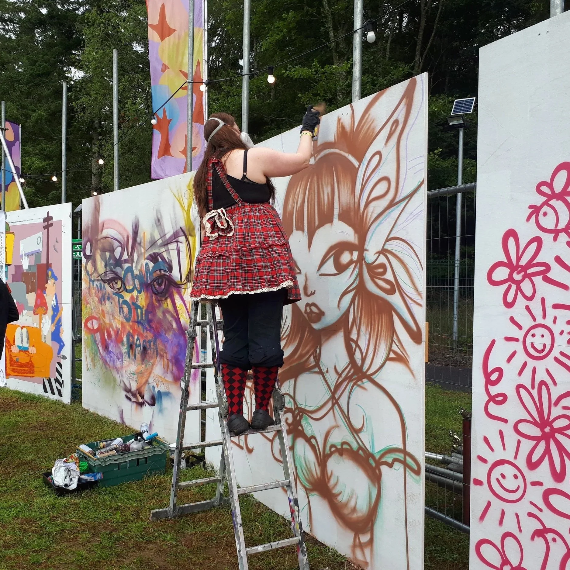 Live Painting at Forest Fest 2024: The Forest’s Edge