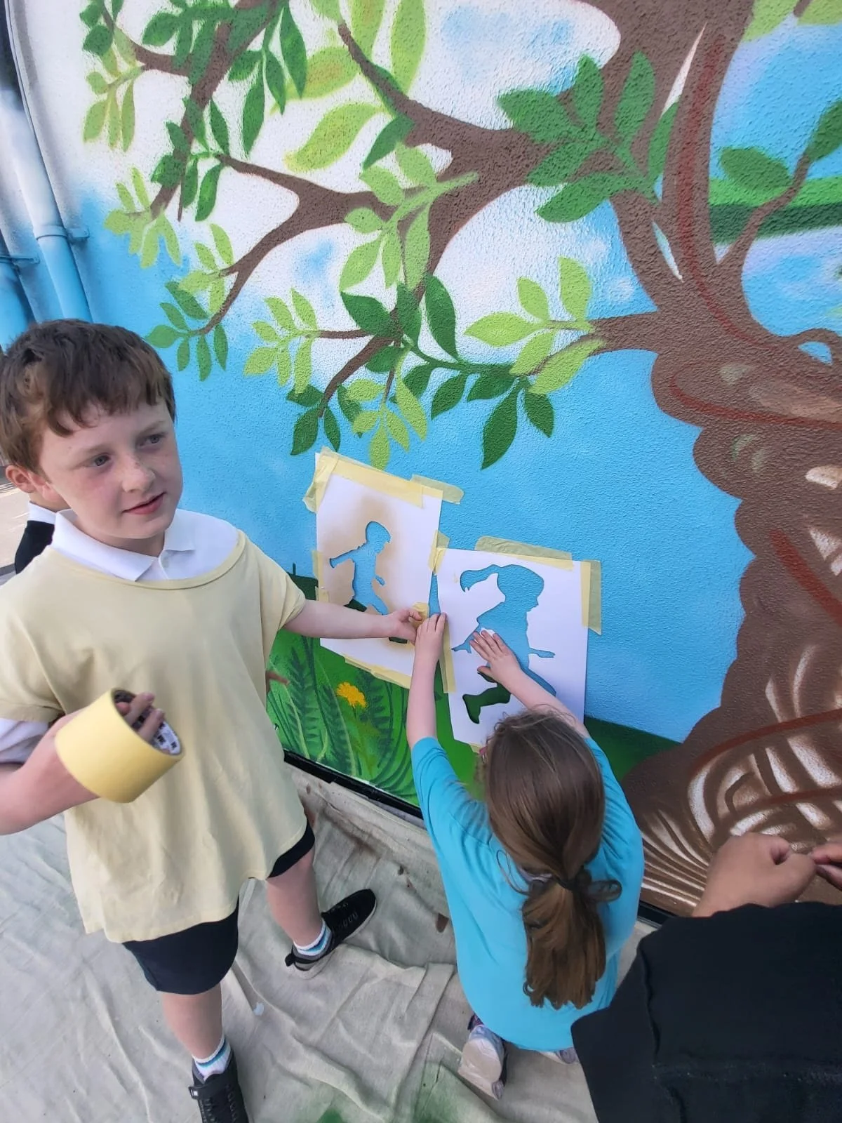 Adding character stencils