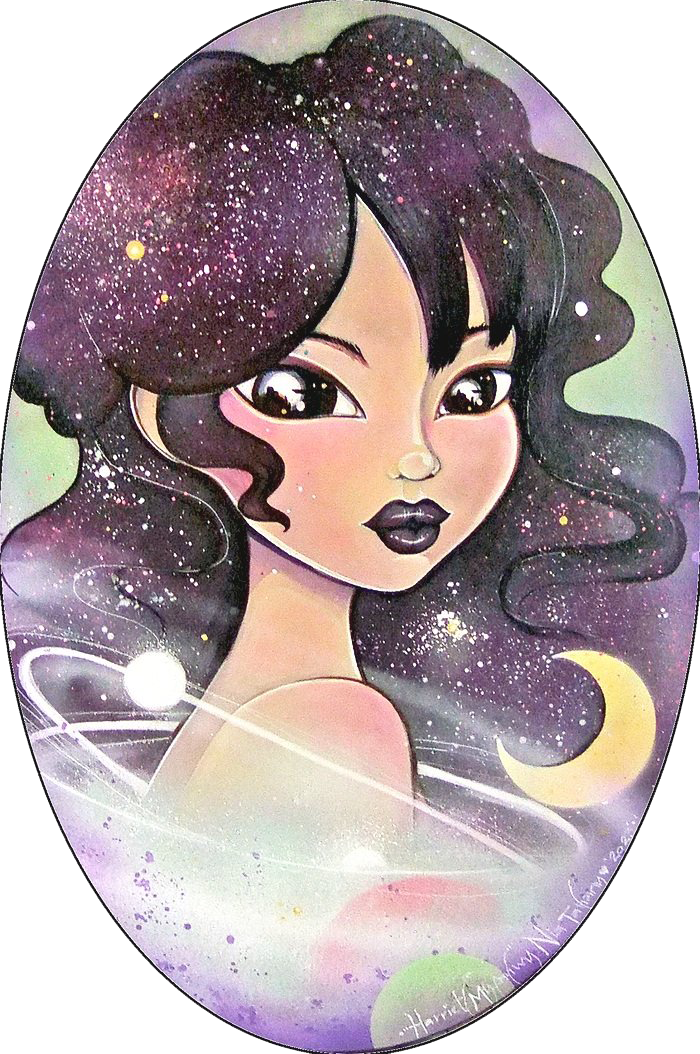 Space Time Reality 2023, Acrylic and Spray-paint on Canvas. 50 x 70 cm