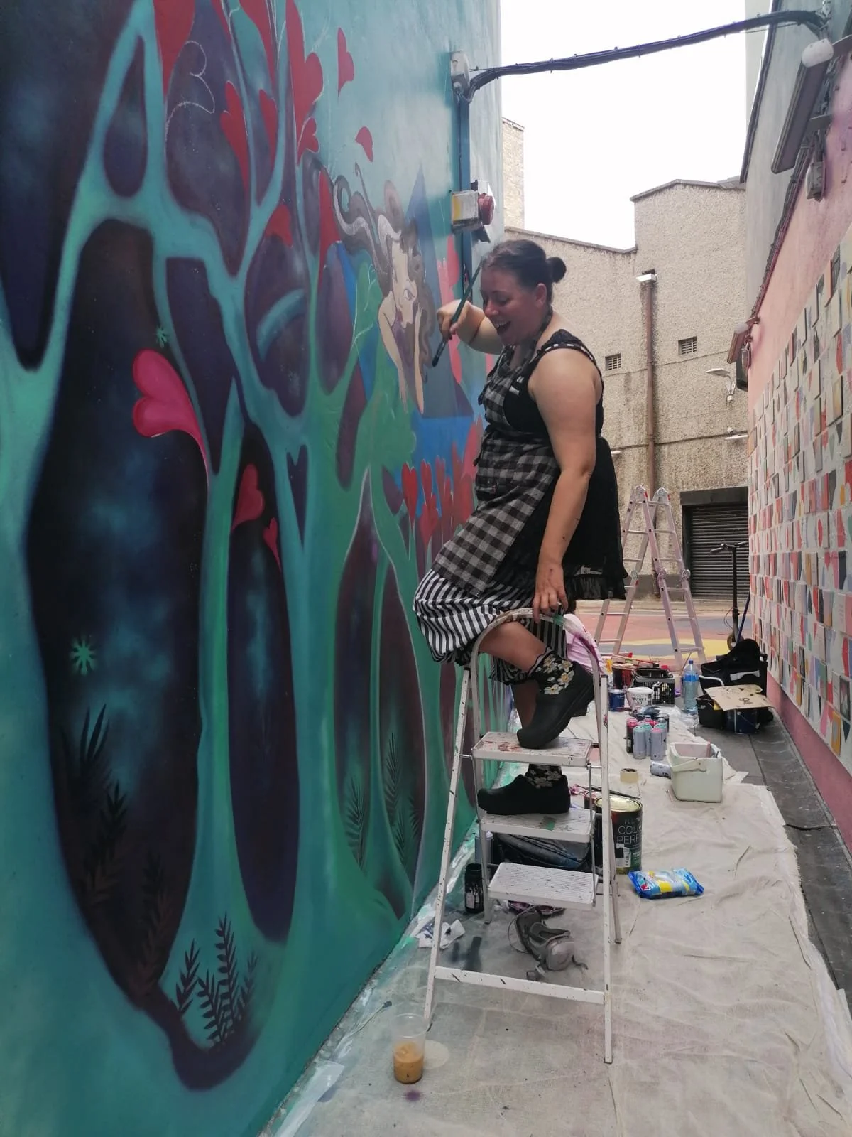 Mural at Love Lane, Temple Bar, Dublin