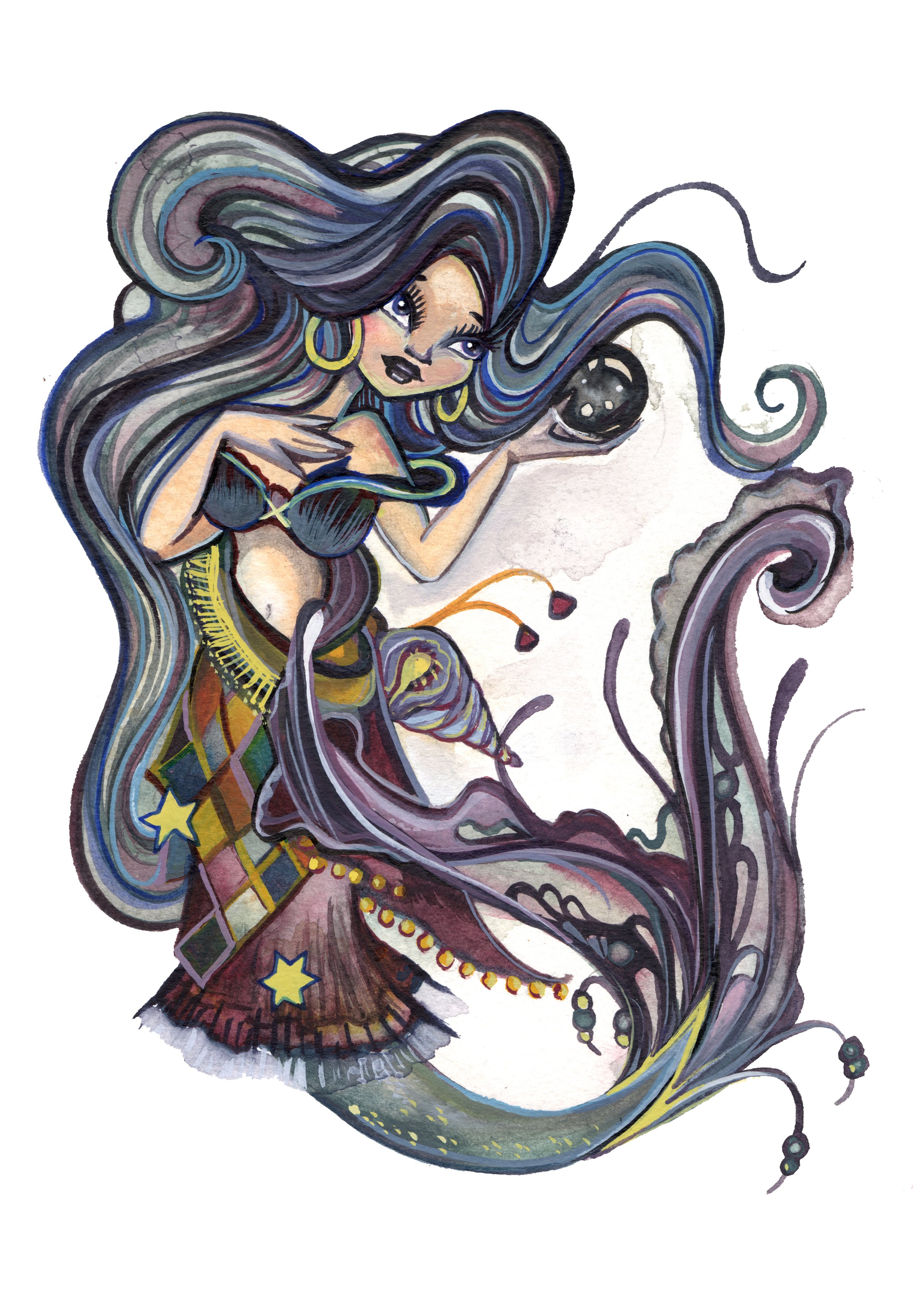 Bohemian Mermaiden by MyfanwyNia