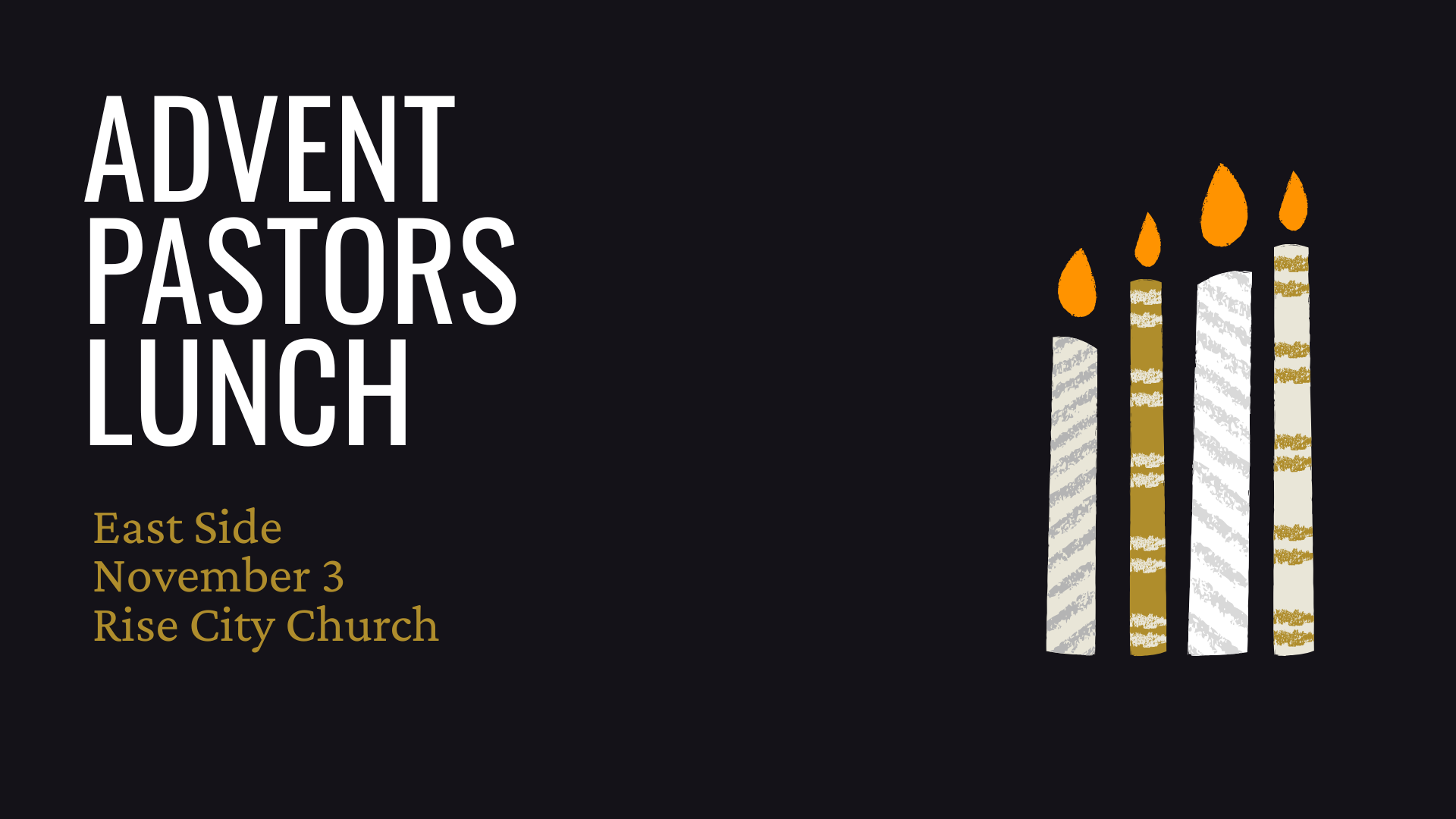 Advent Pastor Lunch: East Side