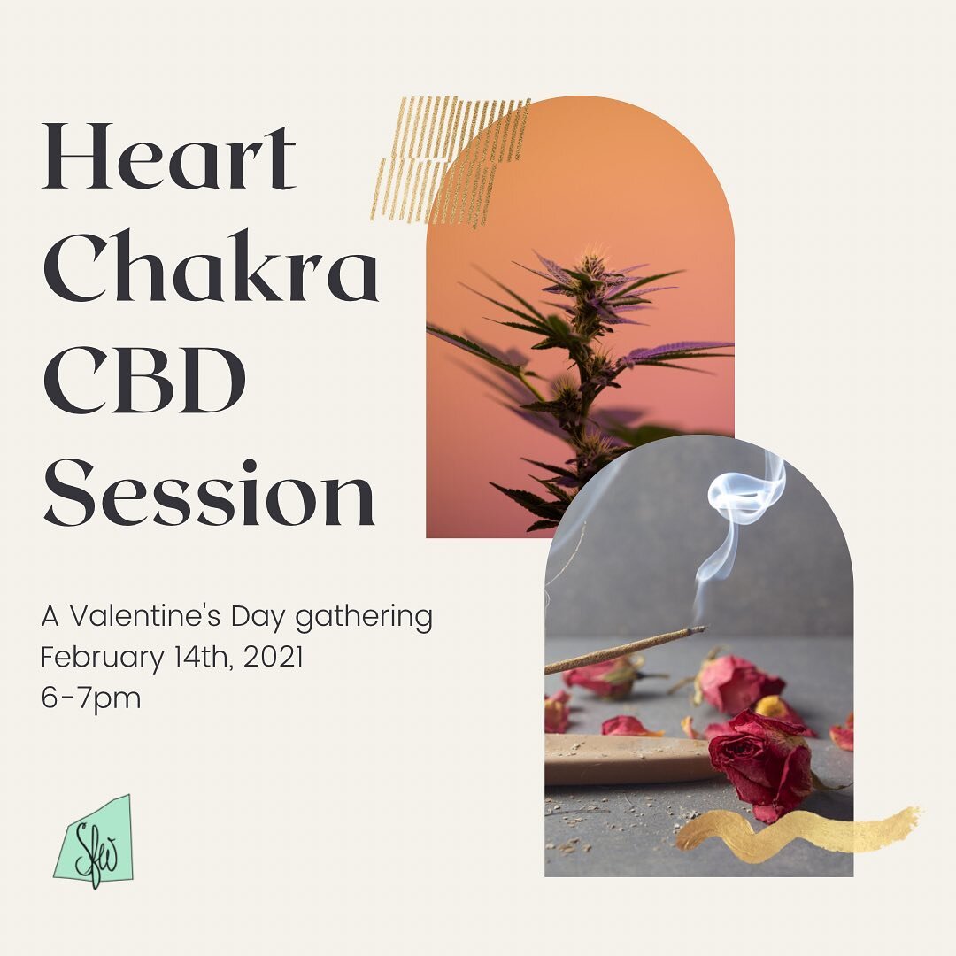 Just decided to host a super casual virtual gathering on Valentine&rsquo;s Day! Let&rsquo;s take the opportunity to check in with each other and celebrate the ways that CBD (or any herb) helps us take care of ourselves. I&rsquo;m thinking we will tak