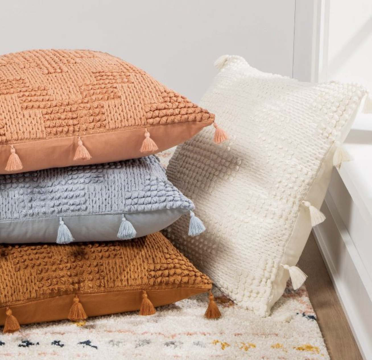 Oversize Chunky Textured Opalhouse Throw Pillow