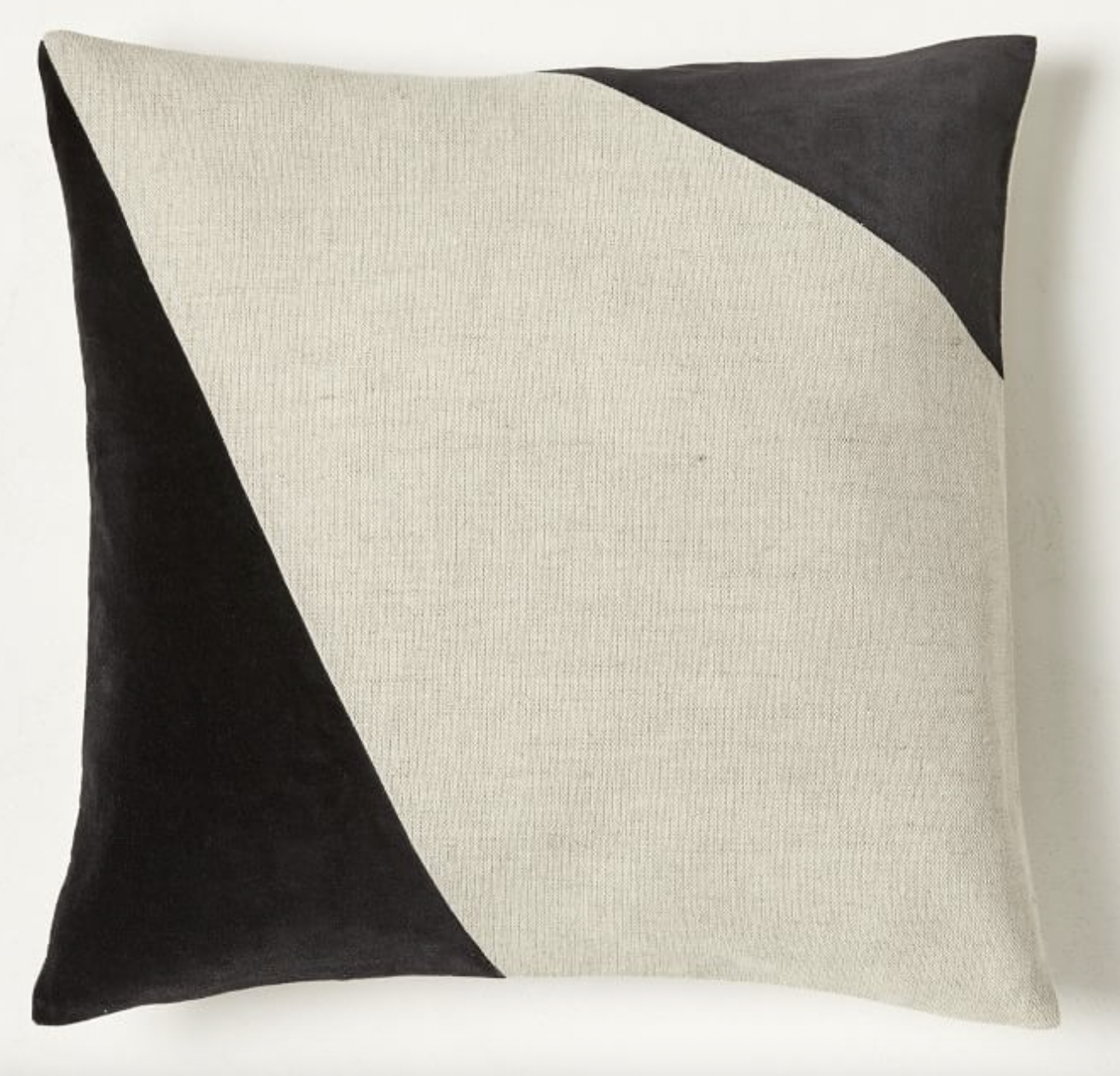 Linen &amp; Velvet Throw Pillow Cover ONLY