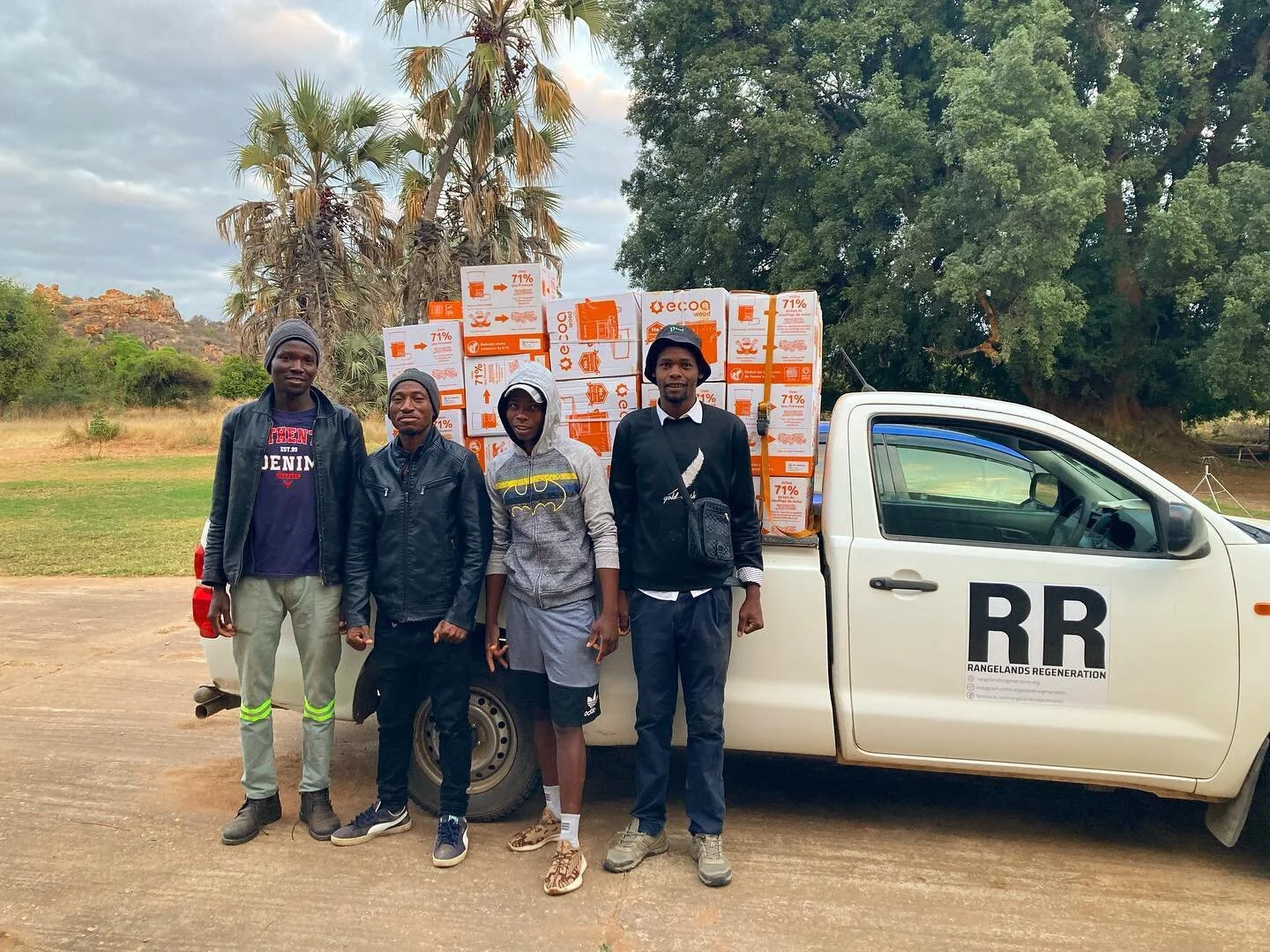 Each week day Mthulisi, Morris, Tino and Studymore load up cookstoves in the pink and orange light of sunrise, ready to distribute to local communities in Beitbridge District. 

We&rsquo;re working with our local partner communities to find accessibl