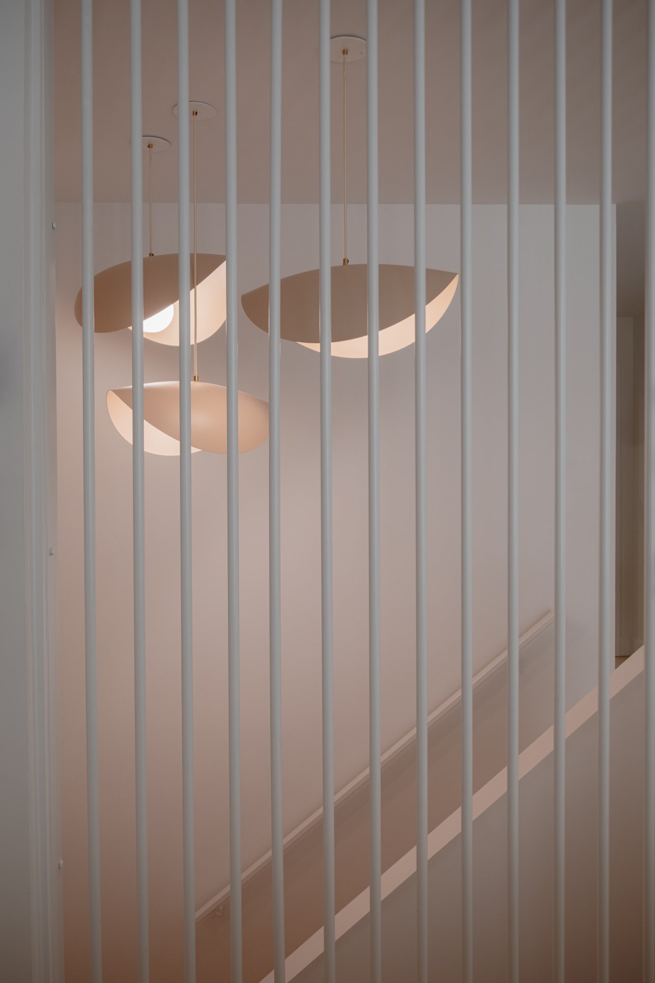 White staircase