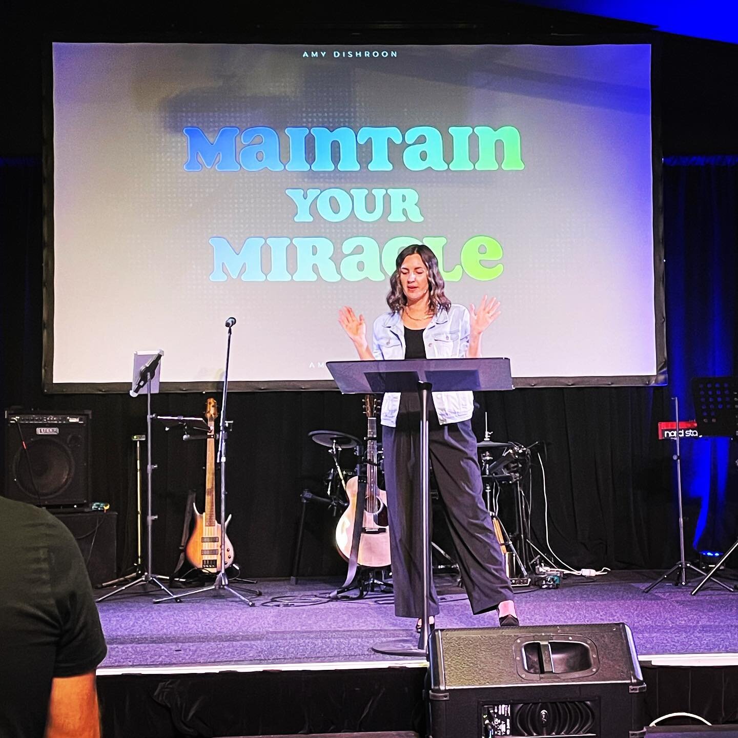 Amy preaching an amazing message this morning about Maintaining Your Miracle. Jump online now https://www.youtube.com/live/ynII_KZYb98?feature=share