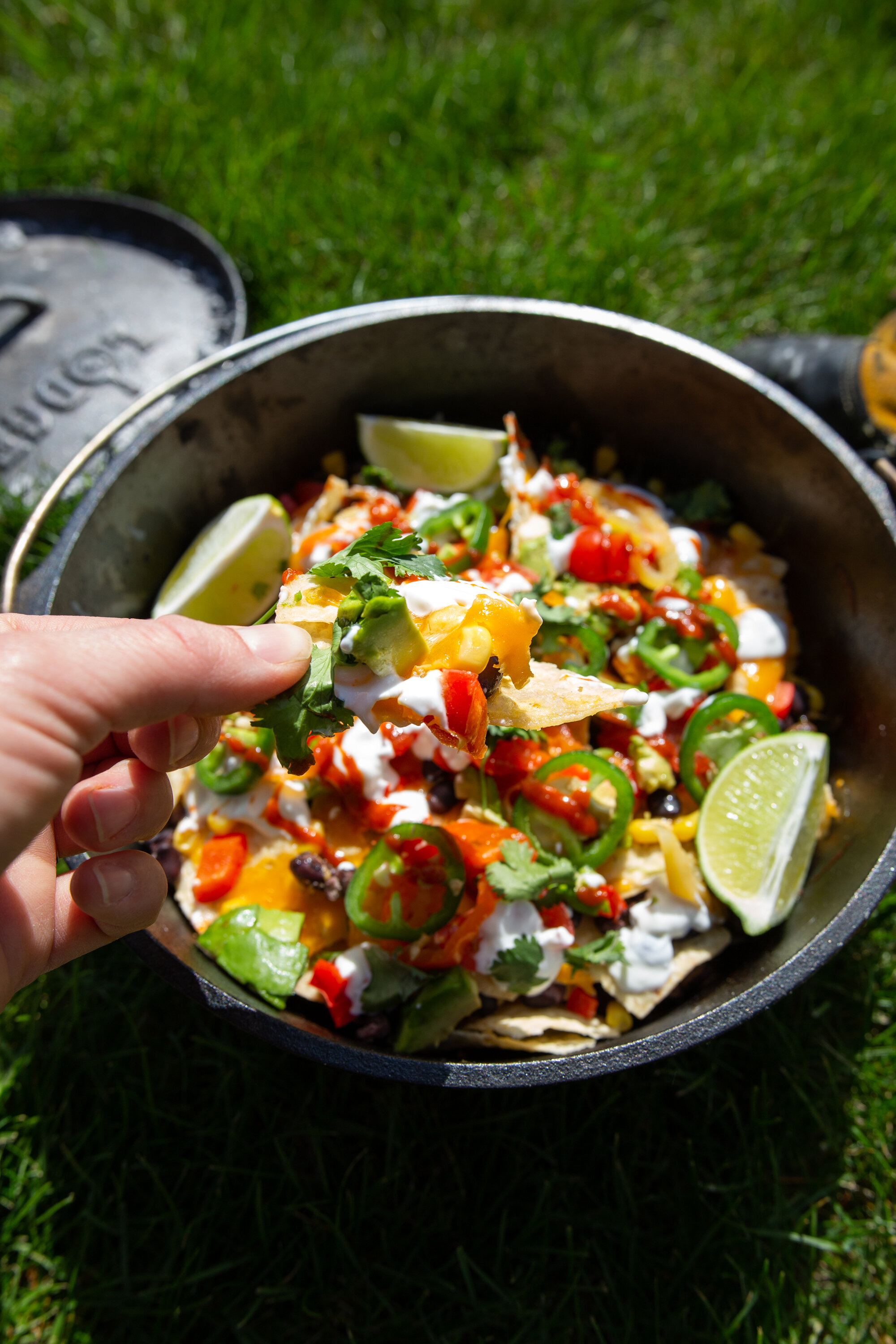 Loaded Dutch Oven Nachos! — CAMP KITCHEN