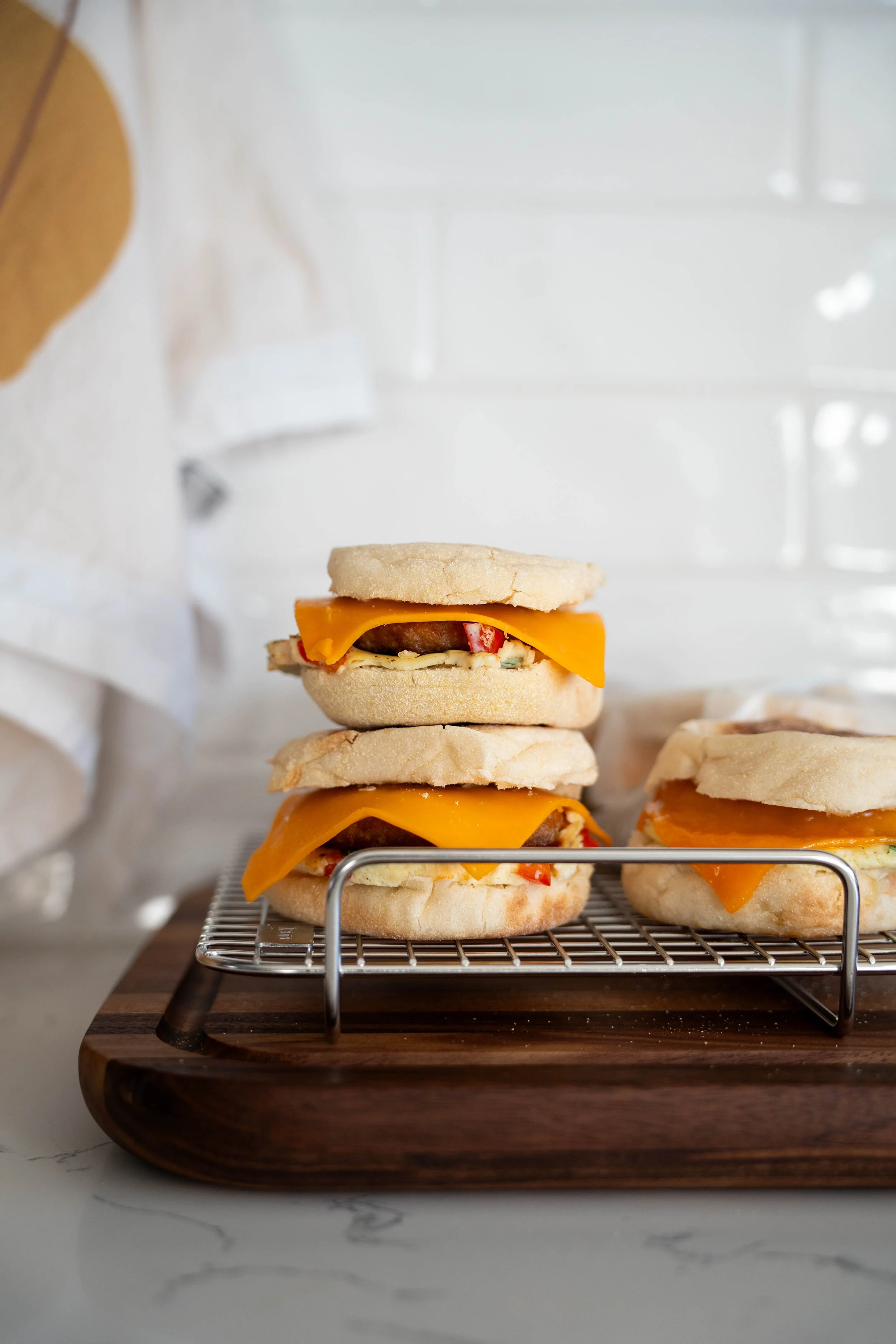 Freezer-Friendly Sheet Pan Breakfast Sandwich 