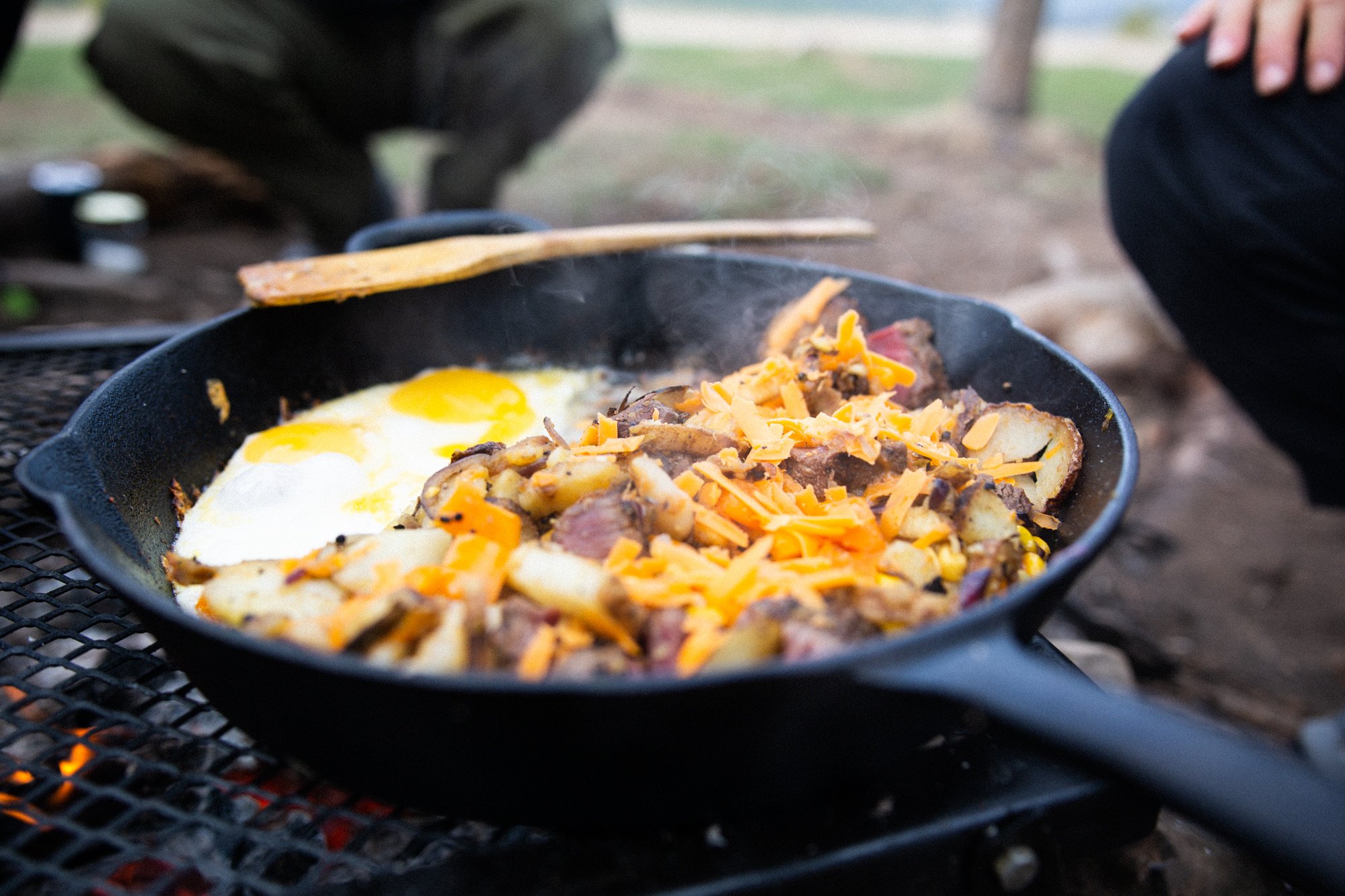 Breakfast Skillet Platter - Over The Fire Cooking