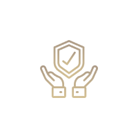 Most major insurance plans accepted icon — shield with heart symbol