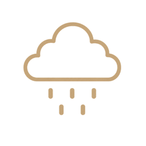 Depression treatment icon — rain cloud symbol representing low mood and emotional weight