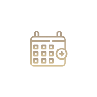 Board-Certified Psychiatrist icon — calendar with certification symbol