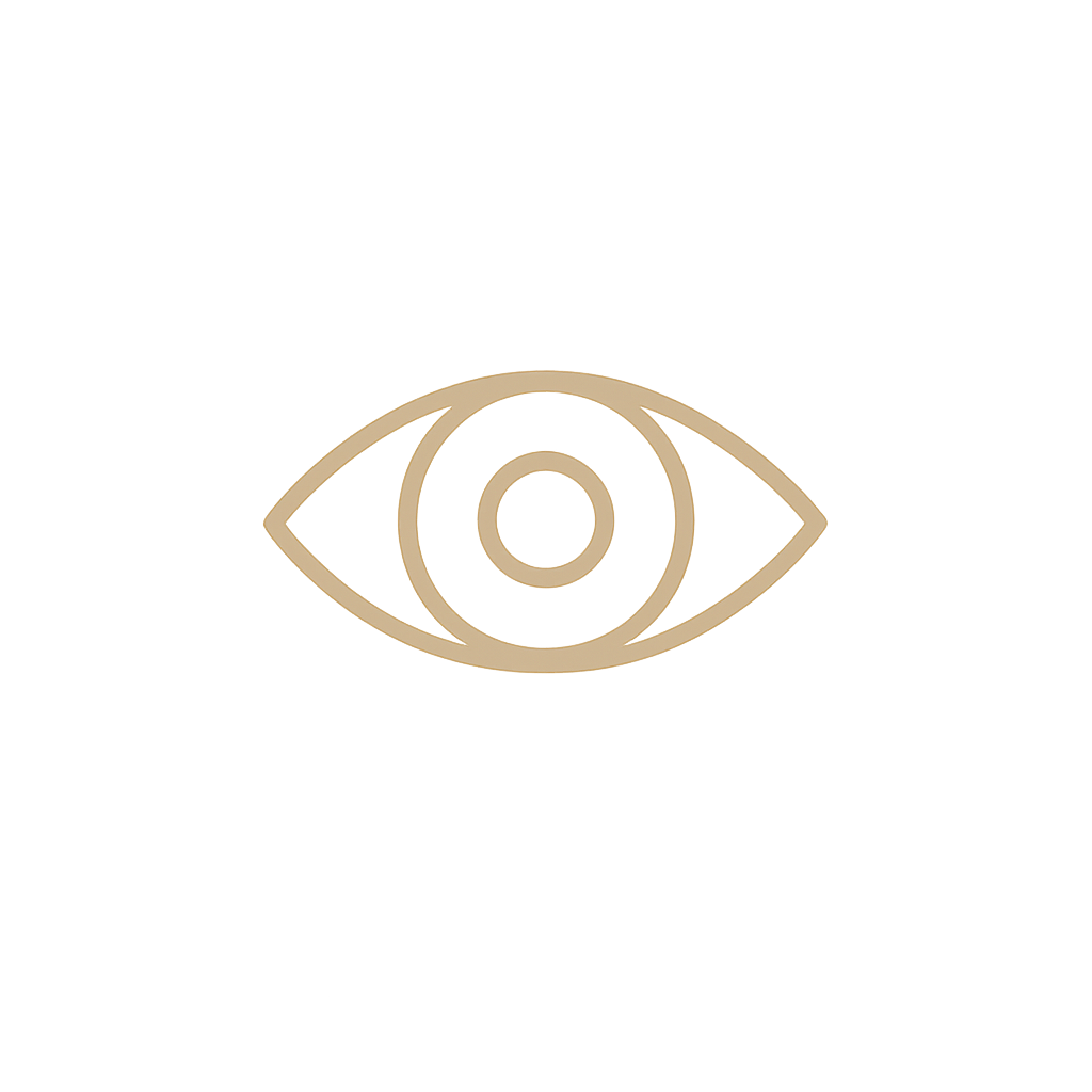 Our Vision icon — eye symbol representing vision and clarity in mental healthcare