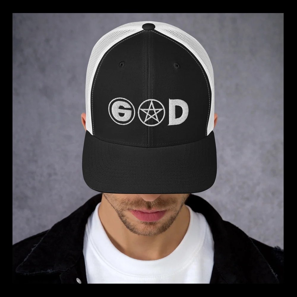 God Complex Black Trucker Black Borders.jpg