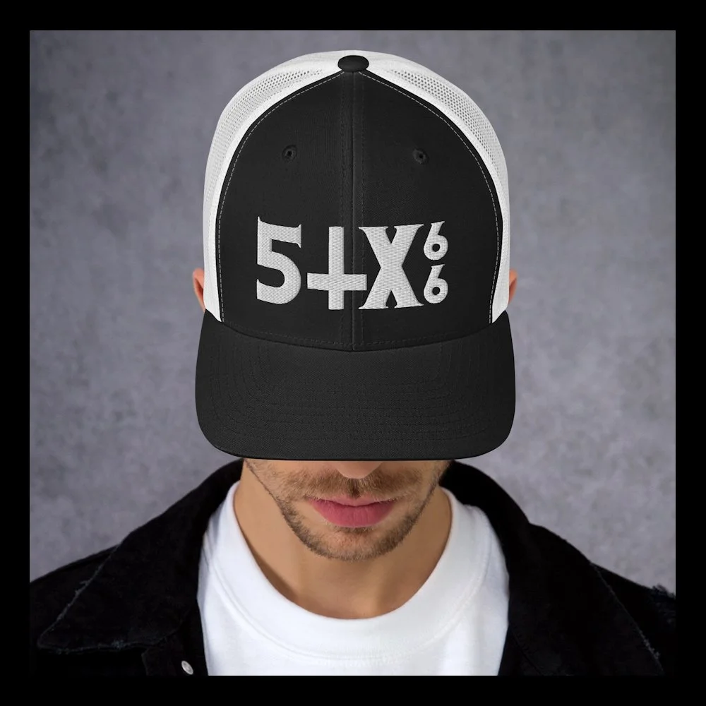 Six 66 Barcode Trucker Cap Black Borders.jpg