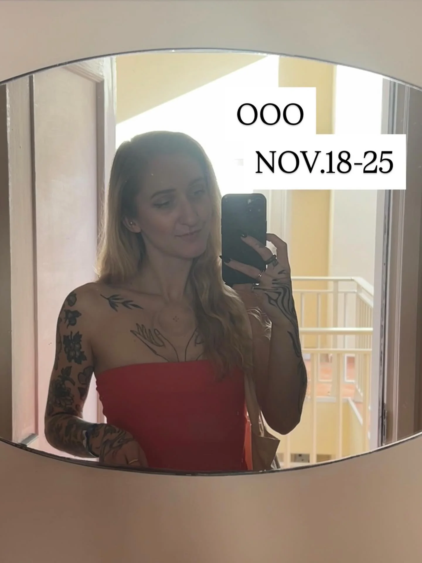 HIIIIIII!!!

I will be out of office from November 18-25 because I am on VACATION IN CUBAAAAA!!! 🏝️ 

I am beyond excited to be sitting my booty on the beach for a whole week and soaking in the sun&rsquo;s rays!

DM&rsquo;s will not be monitored dur