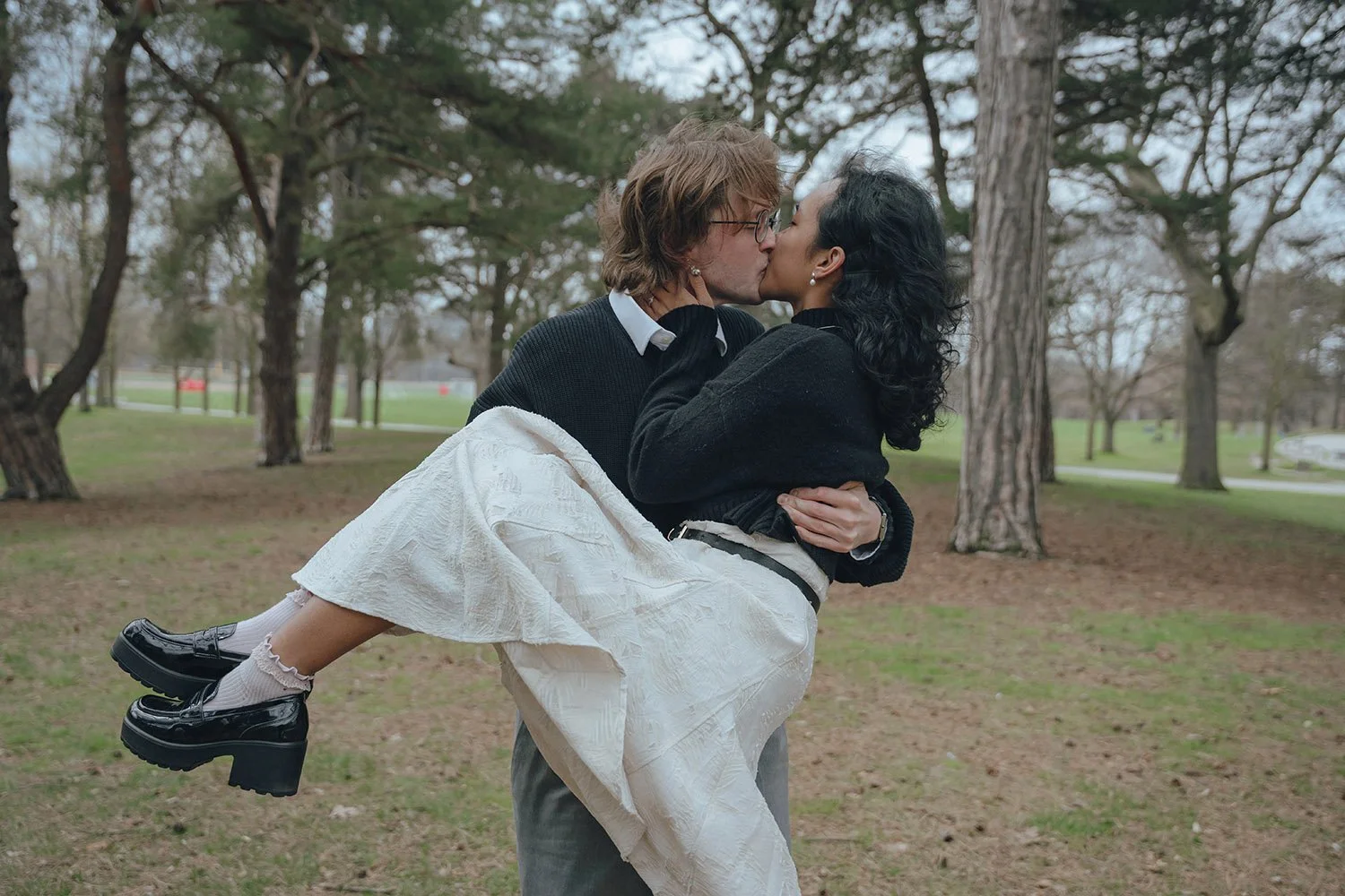 A Documentary-Style Post-Wedding Couples Session at High Park in Toronto, ON