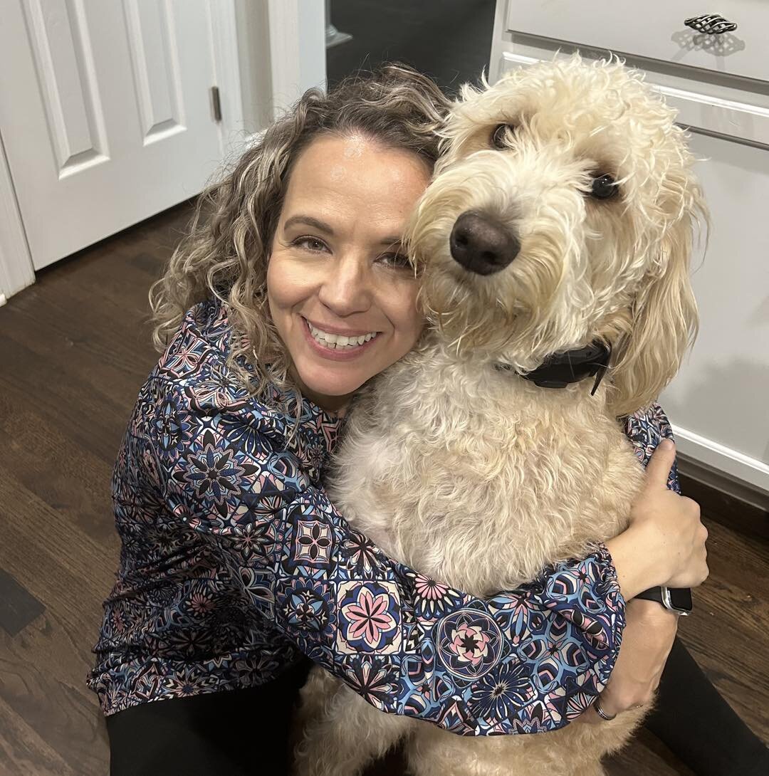 Researchers have found that people with pets have lower cortisol levels, lower blood pressure, lower risk of heart attacks, as well as lower levels of depression. I know its hard to stay upset when I&rsquo;m hugging Cooper like this so I can definite