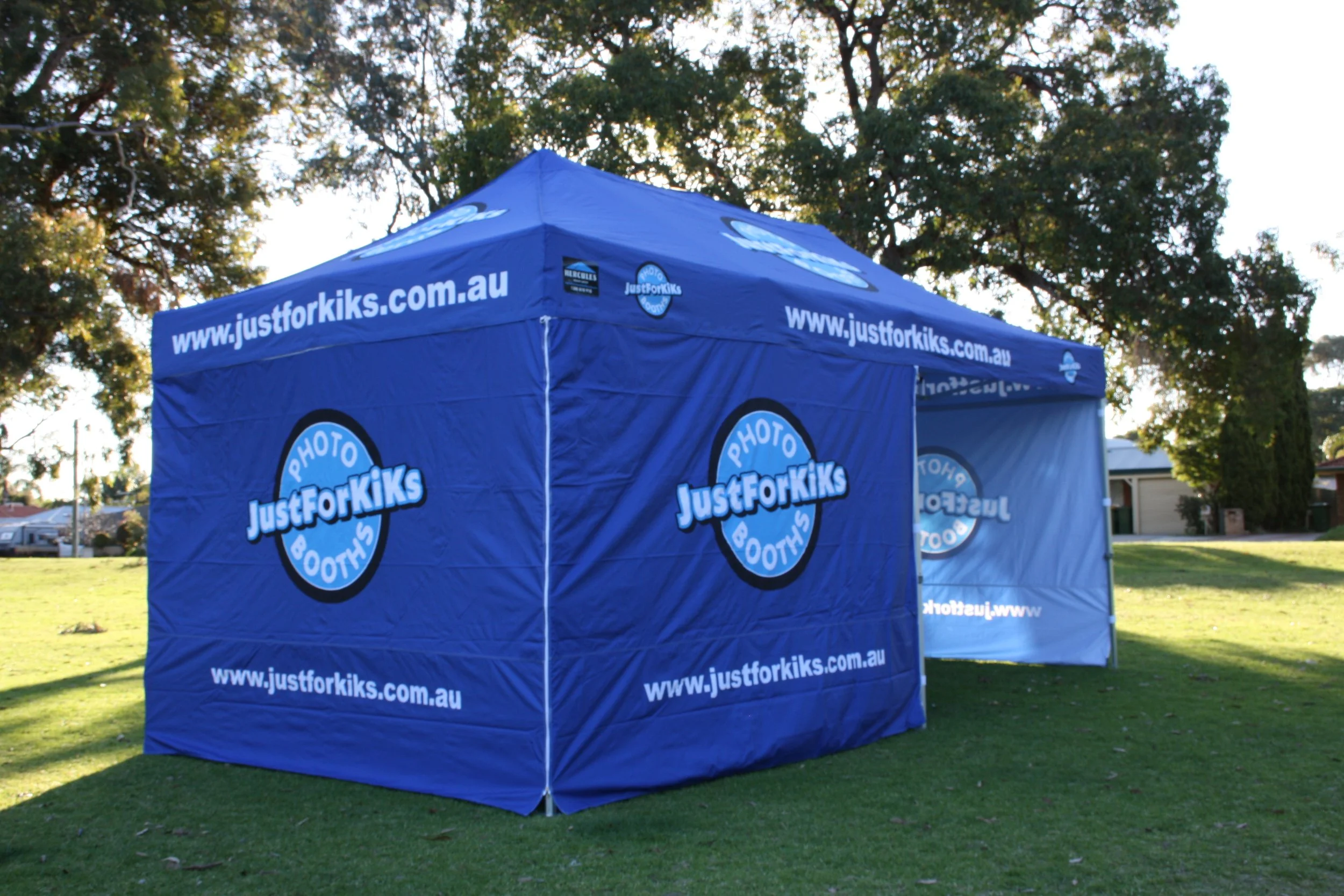 Outdoor booth — JustForKiKs Entertainment