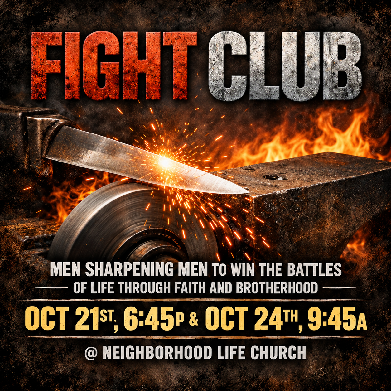 Fight Club: Men Sharpening Men