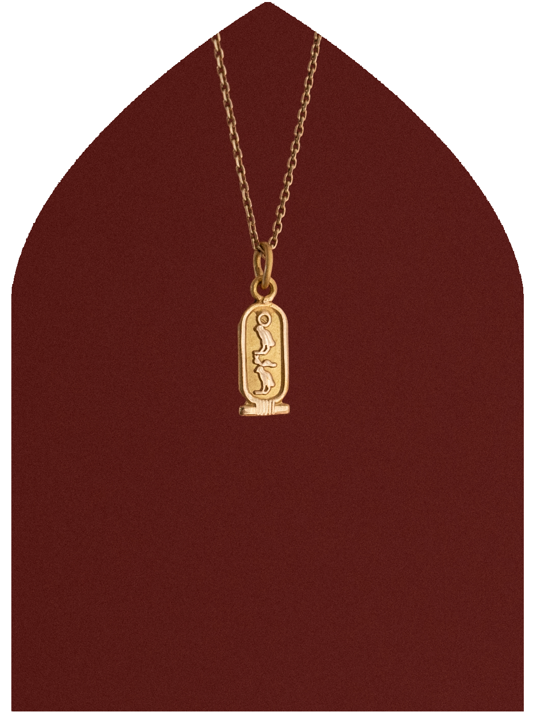 18k Gold Khufu Cartouche