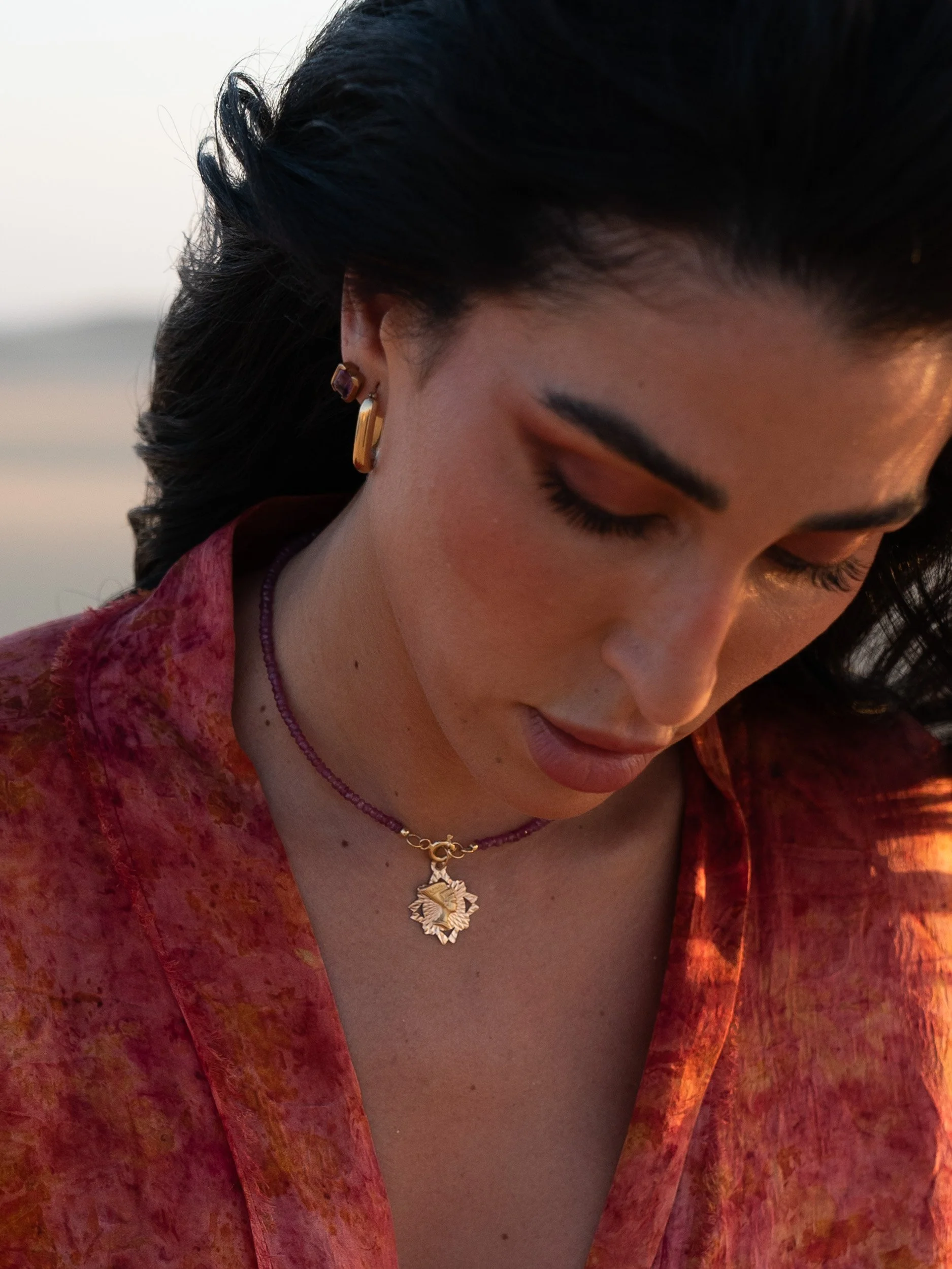 Ruby Necklace + Nefertiti Pendant-1.jpg