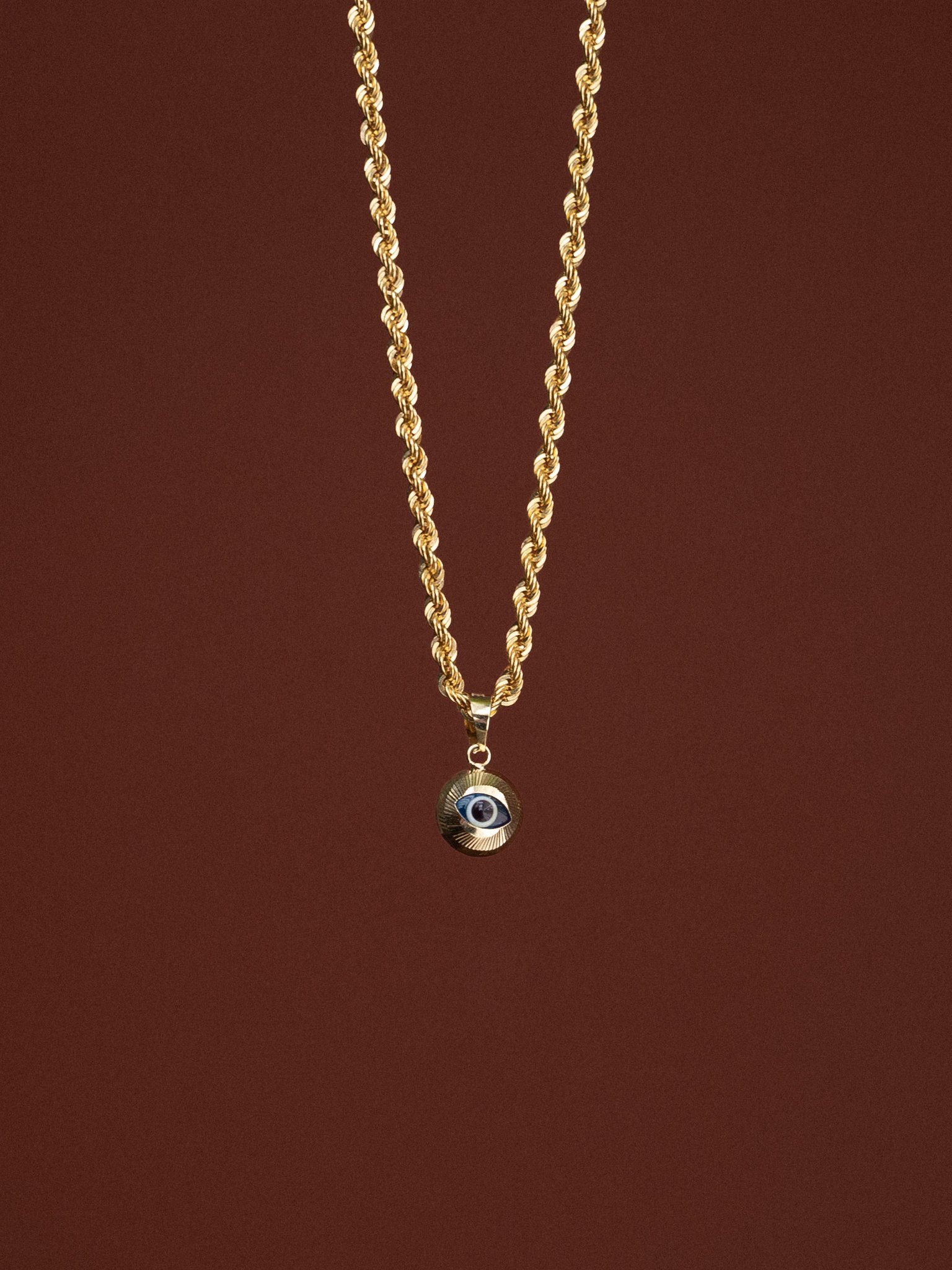 9k Gold Thick Rope Chain 55 cm | $390