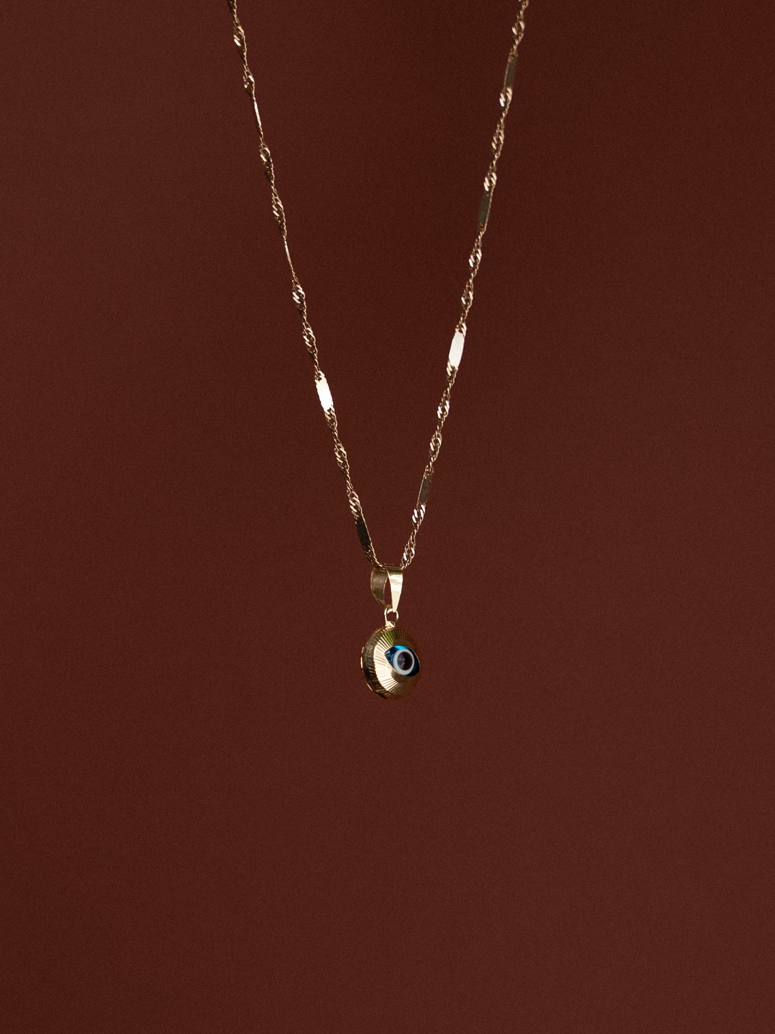 9k Gold Singapore Plate Chain 50 cm | $330