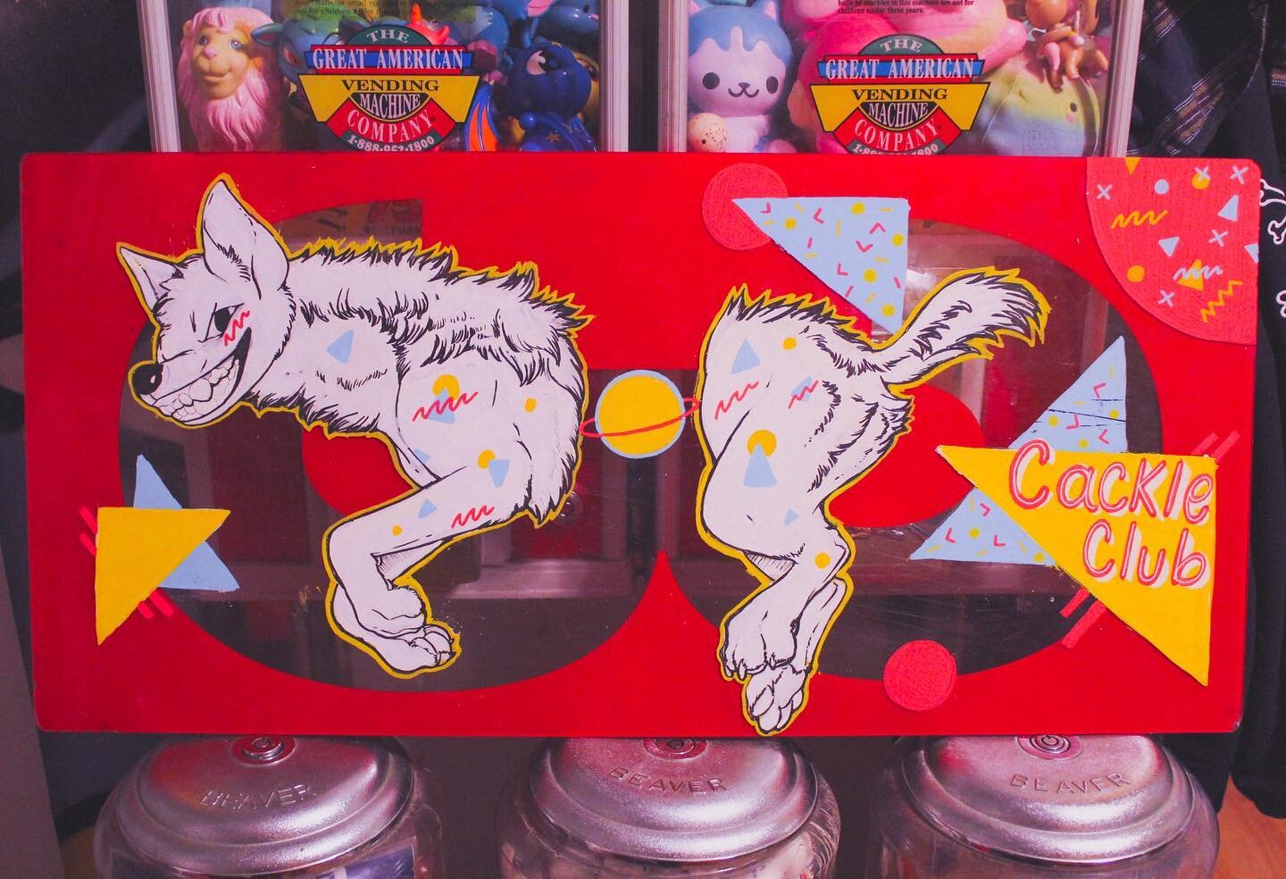 &bull;3&bull;
.
.
.
.
#hyena#hyenaart#acrylic#acrylicpainting#signpainting#sign#paint#painting#planet#cute#diner#retro#dinertheme