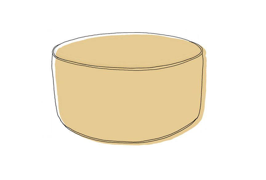 Round & Cube Ottomans