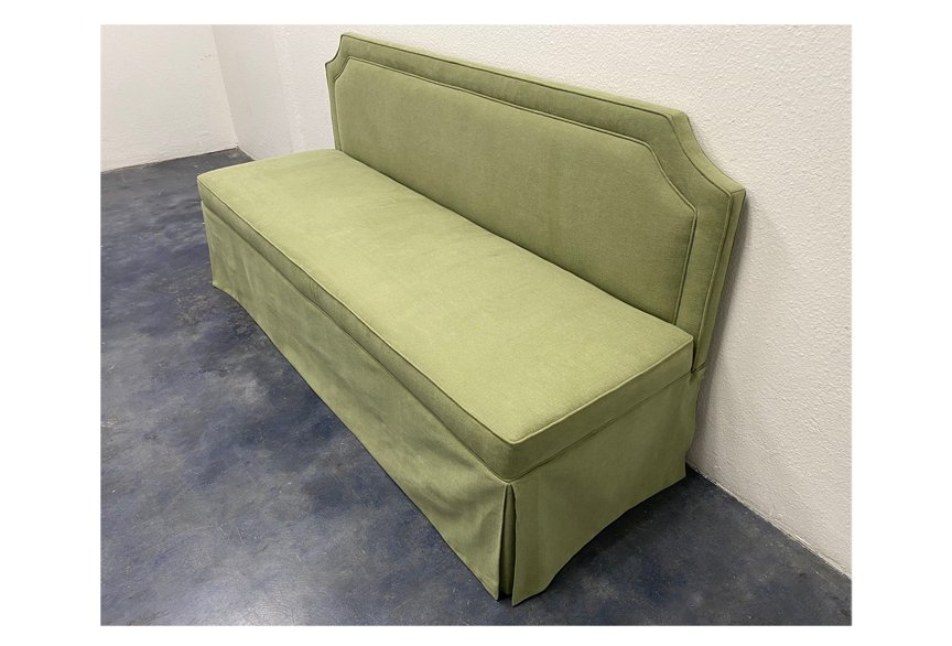 banquette bench green skirted.jpg