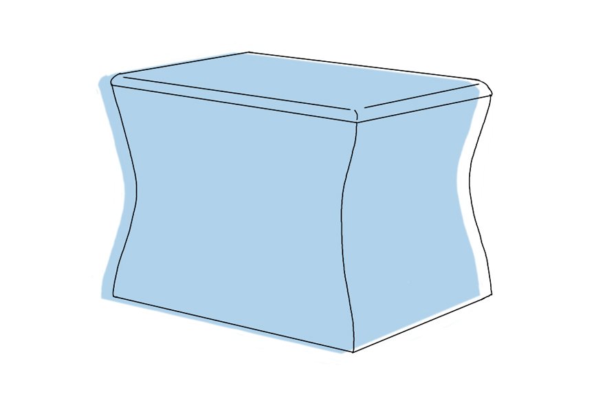 Curved Ottomans