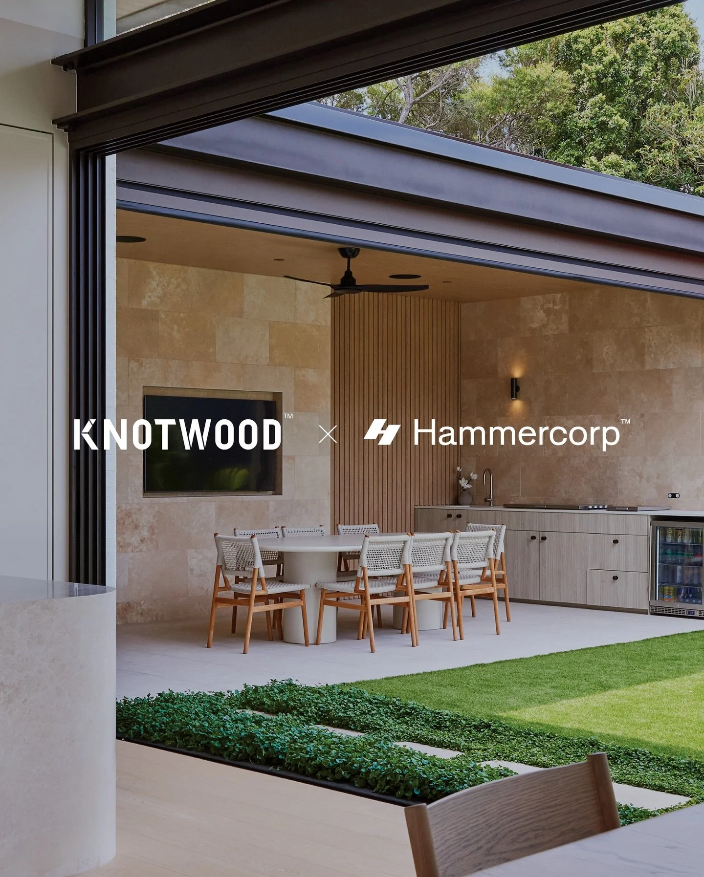 A campaign created to celebrate the @knotwoodaustralia &times; @hammercorp_  partnership on the stunning Sole project.

We rolled out posts, articles, testimonials and video content, with the featured video produced by The Commercial Project (owned b