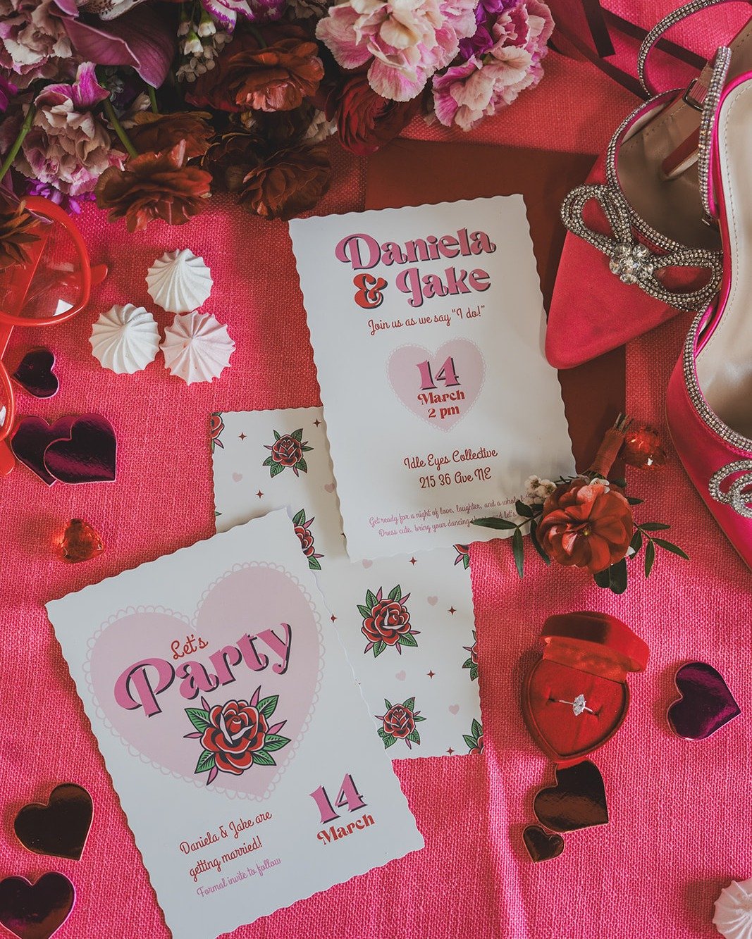 Throwing it back to this March 2025 styled shoot because it&rsquo;s basically a love letter to bold colour, playful romance, and unapologetic vibes. ❤️&zwj;🔥

And honestly&hellip; the world is kind of on fire, so why not? Life&rsquo;s too short to p