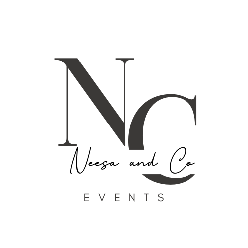 Logo for Events by Neesa, a company that organizes wedding, social, and corporate events.