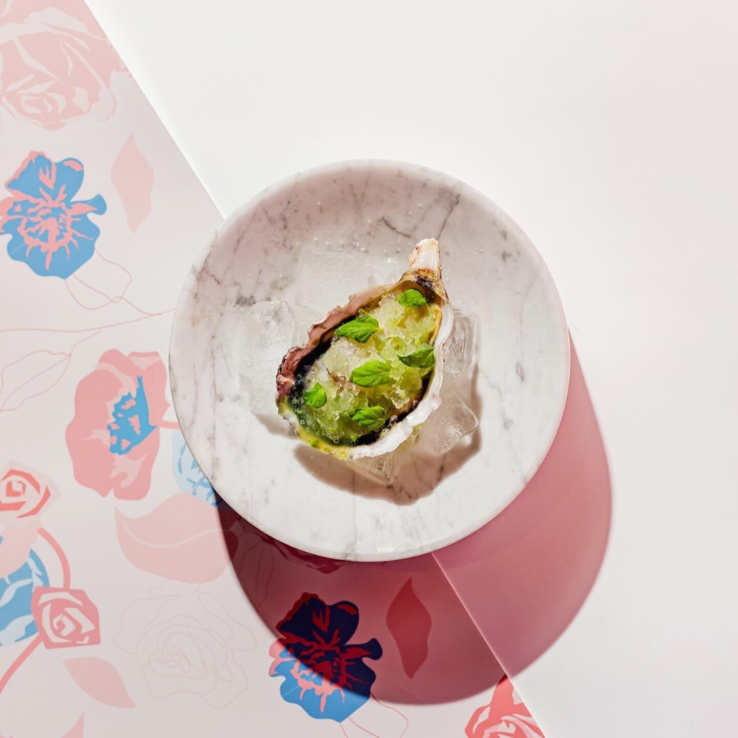 💜Valentine&rsquo;s Day Menu💜
3 snacks to kick start your hold your left hands and eat with your right hand with your partner meal😉
Starting with : 

CHERRY GOAT CHEESE BUN
condensed milk, chives
💜
OYSTERS
yuzukosho, amberella, sour plum granita
?