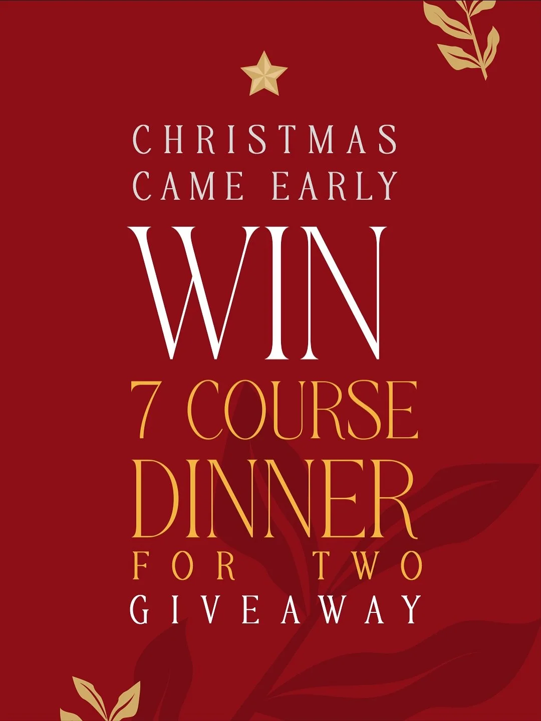 CHRISTMAS GIVEAWAY 2025 🎁
We&rsquo;re spreading the festive cheer at The Masses!

Stand a chance to win a 7-course dinner for two &mdash; on us! 🍽✨

Here&rsquo;s how to join:
1️⃣ LIKE this post ❤️
2️⃣ SHARE it on your story and tag @themassessg 📲
