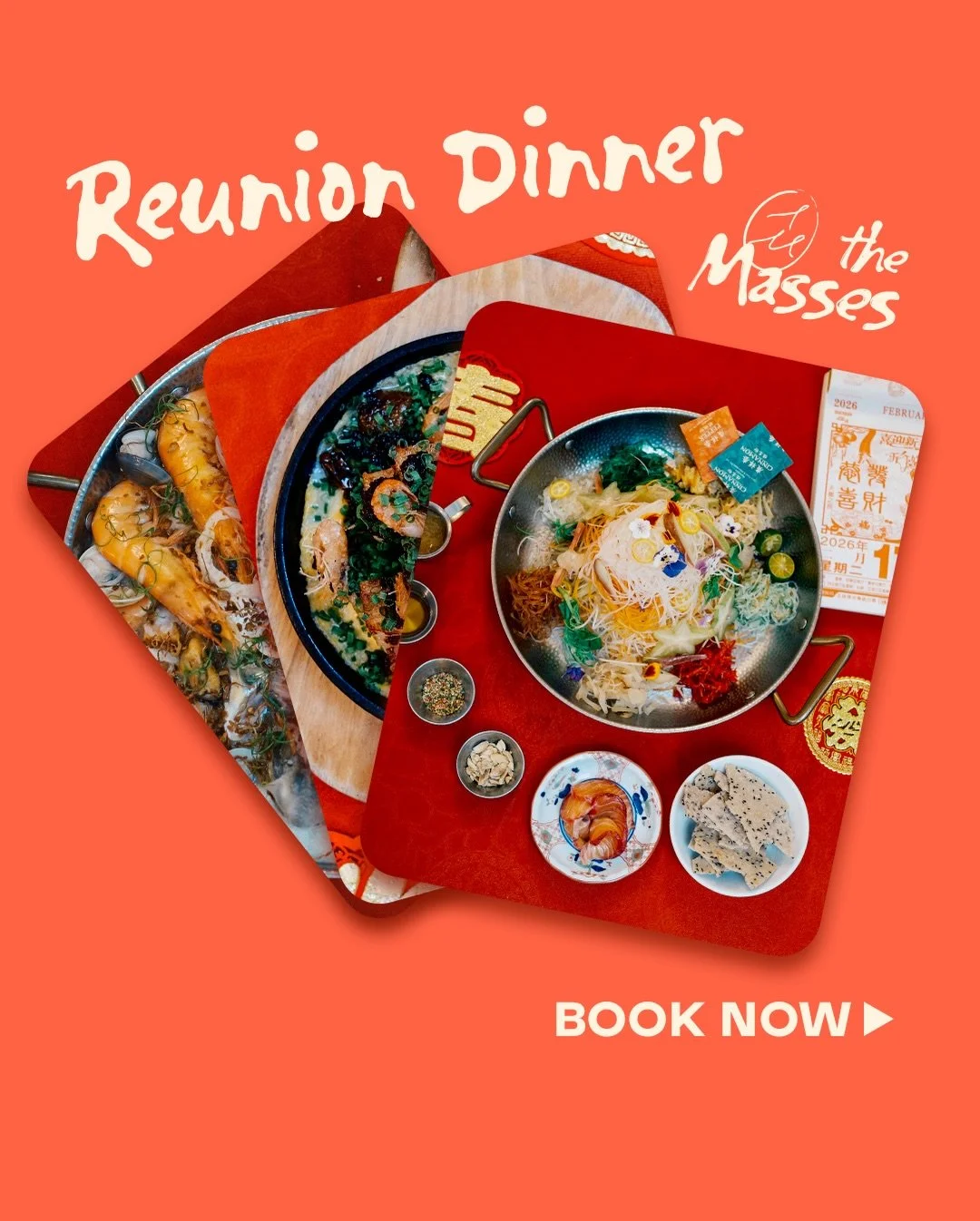 A season for togetherness,
shared dishes, and stories passed around the table.
Where every meal feels like coming home.

新年快乐 &middot; 团圆 &middot; 幸福滋味

Reserve your table for the celebration.