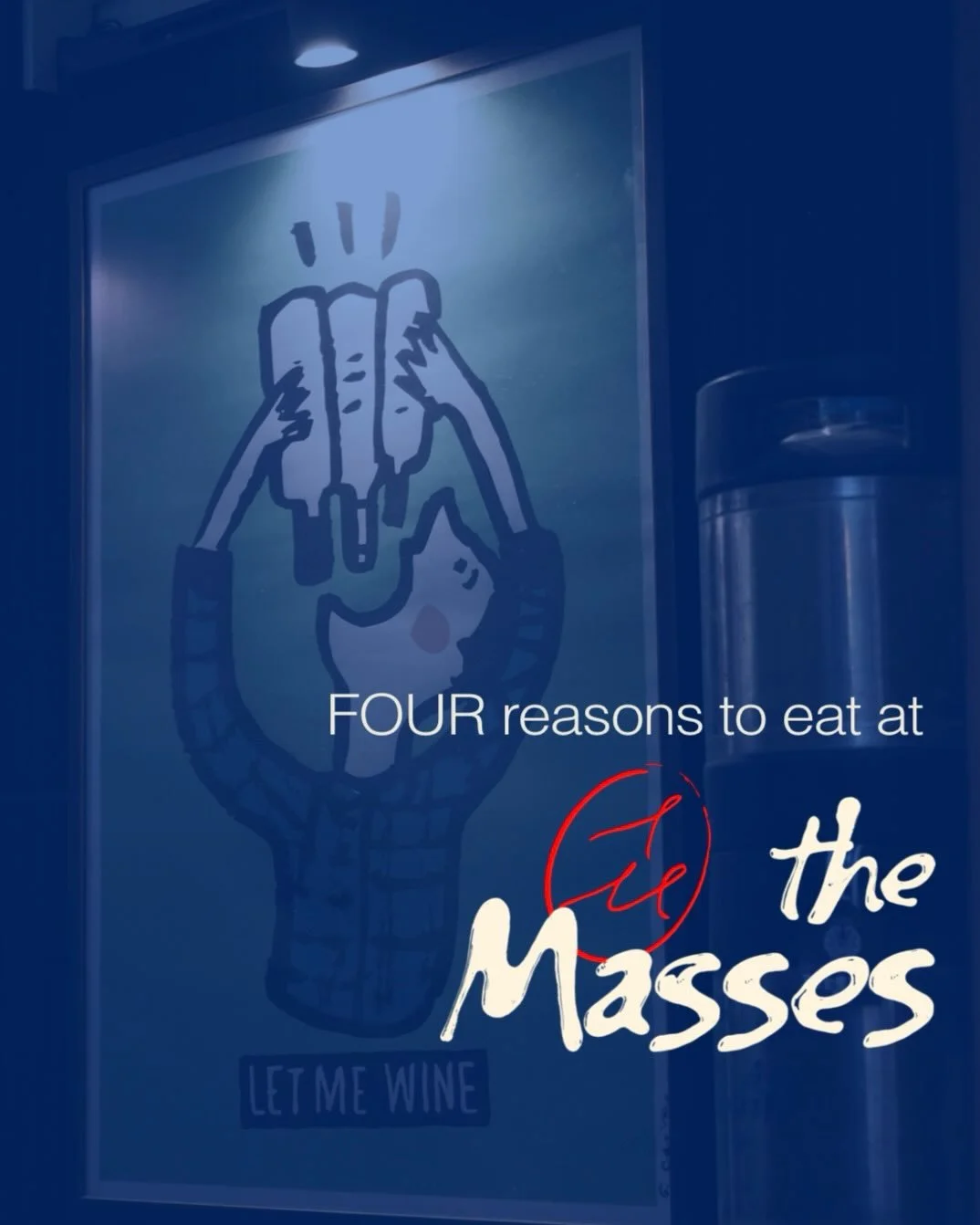 Four very good reasons to leave the house this Friday.

Dinner at The Masses keeps things simple: bold flavours, comforting plates, good wine, and the kind of midweek atmosphere that makes Friday feel a whole lot better.