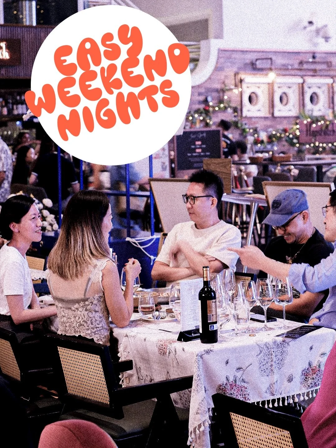 Good food, better company. Book your table this weekend.